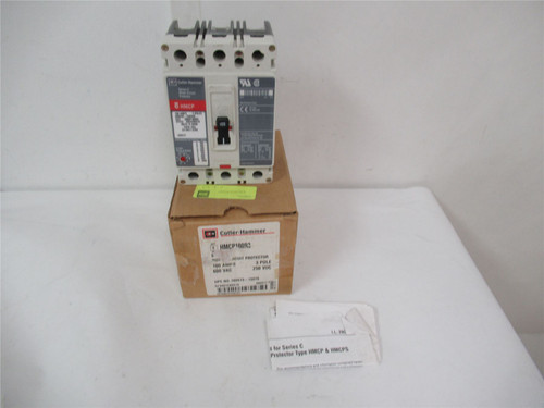 Cutler-Hammer HMCP100R3; Circuit Breaker 100Amp 3 Pole 600VAC