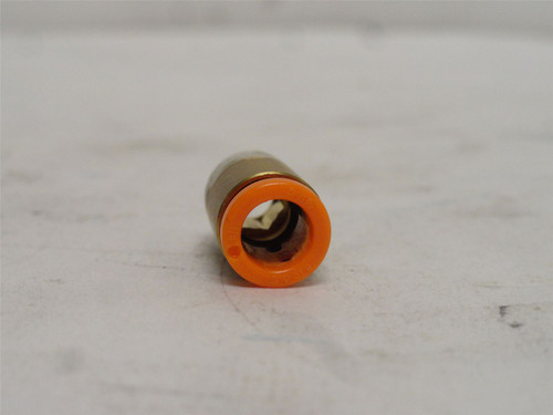 SMC KV2H07-34S; Lot-6 Straight Connectors 1/4" PTC x 1/8NPT