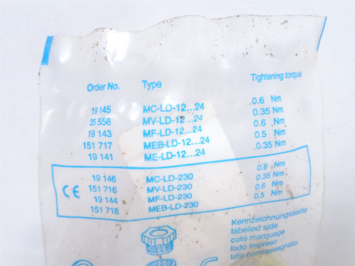 Festo MV-LD-12-24DC; Solenoid Coil Illuminating Seal; 24VDC