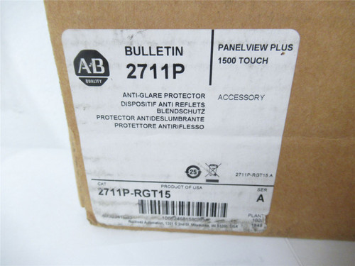 Allen-Bradley 2711P-RGT15; Panelview1500TouchAntiglareOverlay