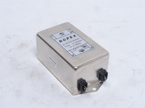 Ropex LF-06480; RFI/EFI/EMI Noise Filter; 6A; 480VAC