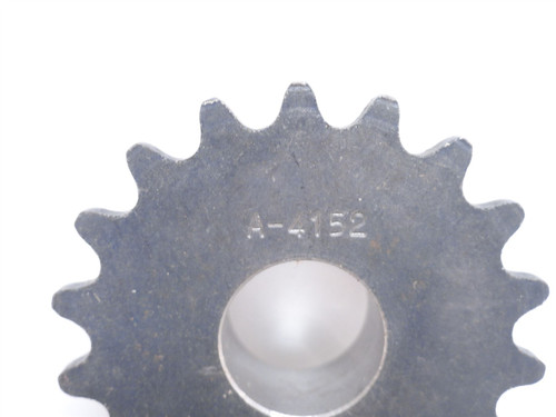 Formax A-4152; Sprocket # 25; 18 Teeth; 1/2"ID; No Key Way