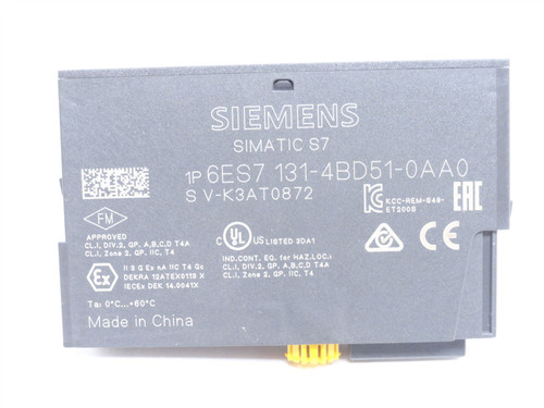 Siemens 6ES7-131-4BD51-0AA0 ; Electronic Modules ET 200S 24VDC