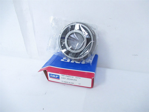 SKF 6307 2RSNRJEM; Ball Bearing 35mm ID 80 mm OD 21 mm Width