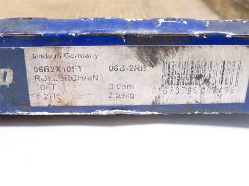 Renold 06B2X10FT; Roller Chain #06; 2-Strand; 10' Long