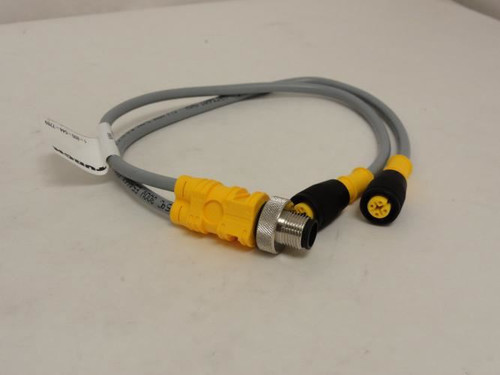 Turck U0871-32; Molded Cordset; VBRS4.4-2RKK4T-0.3/0.3