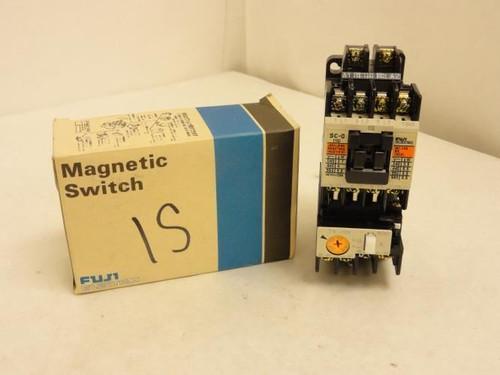 Fuji SW-0/2E; Starter 2.8-4.2A 3P 600V Coil: 110/120V
