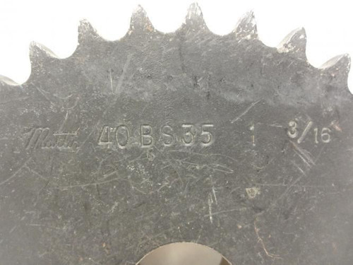 Martin 40BS35-1-3/16; Sprocket # 40; 35Teeth; 1-3/*16"ID