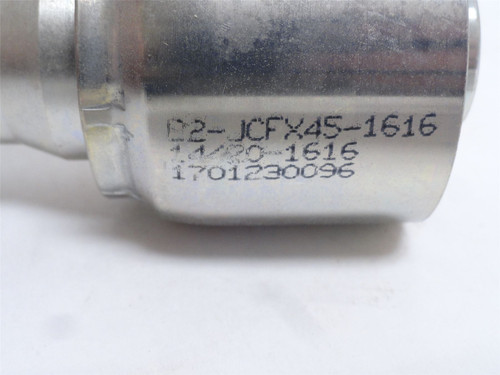 Continental B2-JCFX45-1616; Crimp Fitting ;45Deg Elbow; 1 JIC