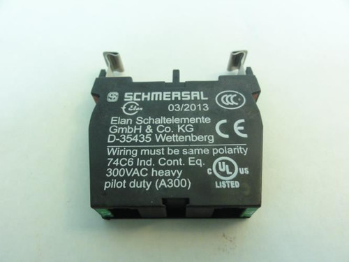 Schmersal EF103.2; Contact Block; 250VAC/8A; 24VDC/5A