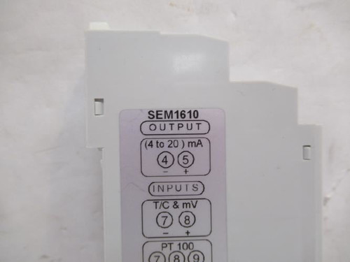 Status SEM1610; Temp Transmitter; Loop Powered; 4-20mA