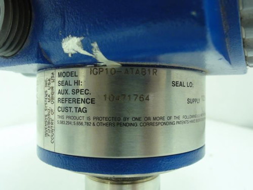 Foxsboro IGP10-ATAB1R; Analog Transmitter 0-7.22Psi 12.5-42Vdc