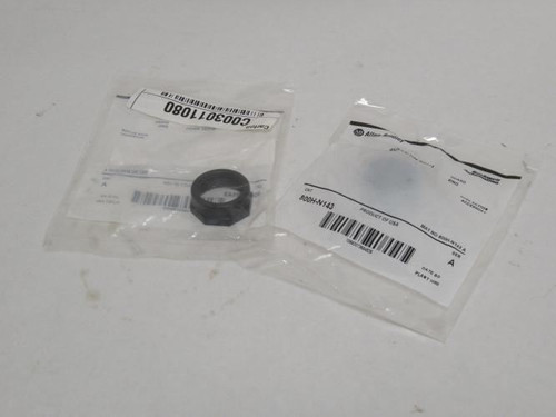 Allen-Bradley 800H-N143; Lot-2 Push Button Guard Rings; 30mm
