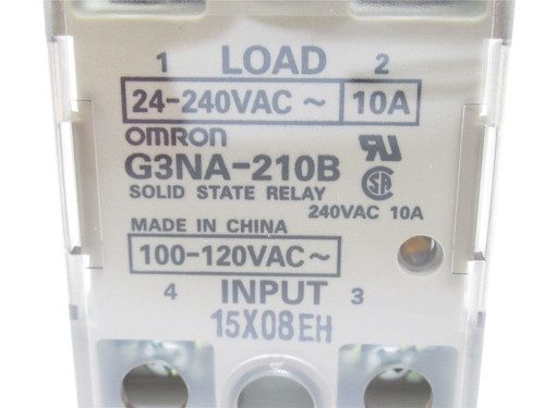 Omron G3NA-210B-DC5-24; Solid State Relay; 100-120VAC