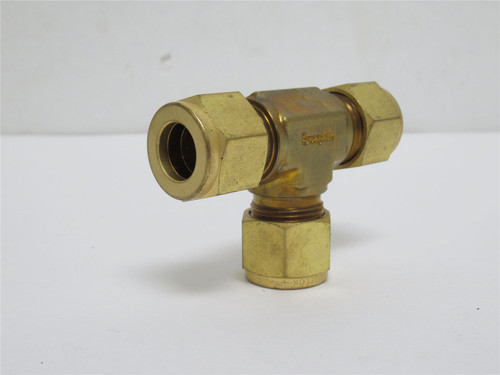 Swagelok B-810-3; Brass Tube Fitting; 1/2" Compression