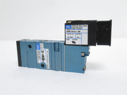 MAC 52A-31-D09-DM-DDAJ-1JM; Solenoid Valve; 0-120PSI; 24VDC