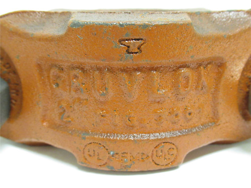 GRUVLOK 390095883; Flexible Coupling;  2"x 2";  Galv Iron