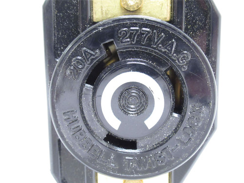 Hubbell HBL2330; Locking Receptacle; 20A; 277VAC; 1Ph; 3-Wire