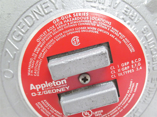 Appleton GRC150-A; GR Conduit Out Box; Aluminum; 1-1/2NPT