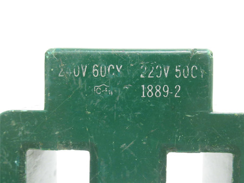 Cutler-Hammer 9-1889-2; Contactor Coil 220/240VAC; Chipped