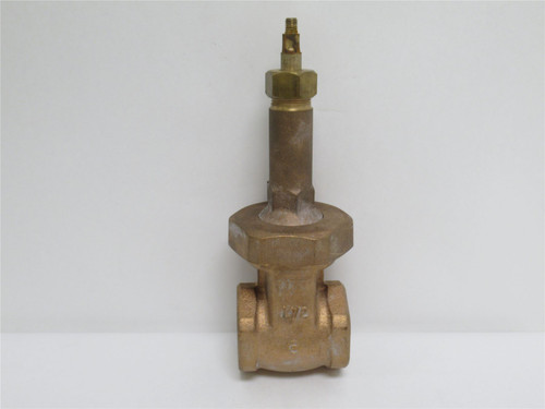 Industry-Std 1WEC6; Bronze Gate Valve 1-1/2NPT NO Handle
