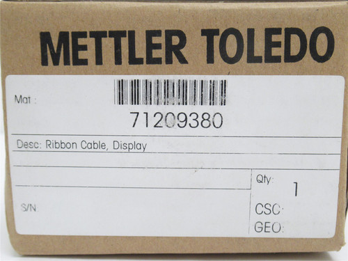 Mettler-Toledo 71209380; Display Ribbon Cable