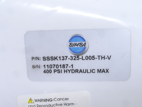 Bimba SSSK137-325-L005-TH-V; Cylinder Seal Repair Kit