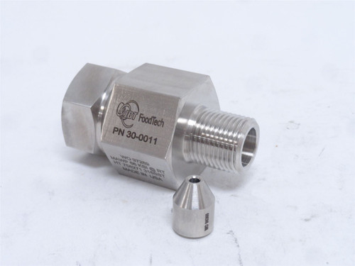 JBT 30-0011; Adaptor; SS-316; 9/16" x 3/8"