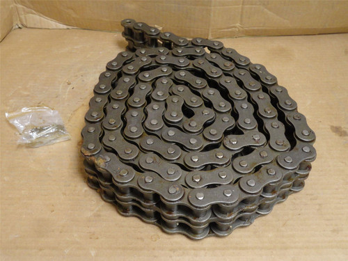 Tsubaki 100-2RB-10; Double Pitch Roller Chain #100; 10ft Long