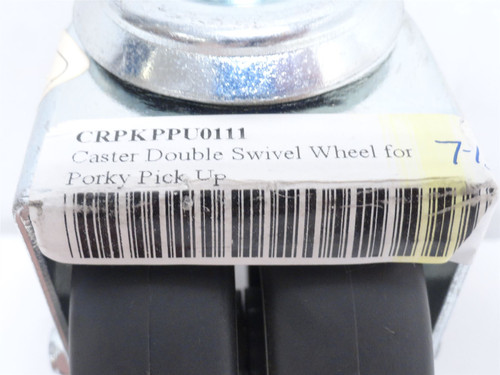 Porky Pick Up CRPKPPU0111; Rubber Swivel Castor; 2-15/16"OD