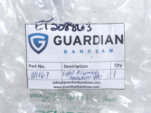 Guardian 1111867; LED Light Assy; SS; Frame; 8-1/2" x 8-7/8"