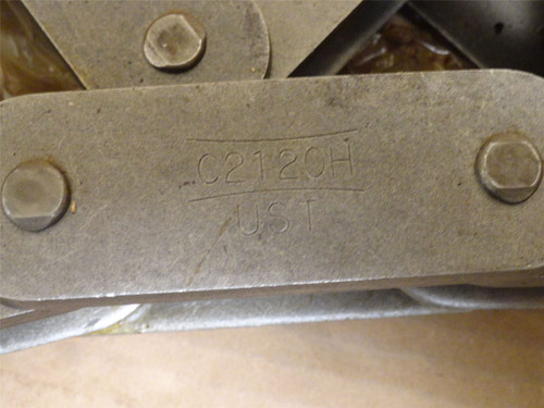 Tsubaki C2120H-10; Double Pitch Chain #120; 10' L; No CL
