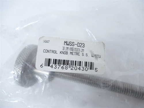 Ross Industries MWSS-023; Control Knob Metric SS