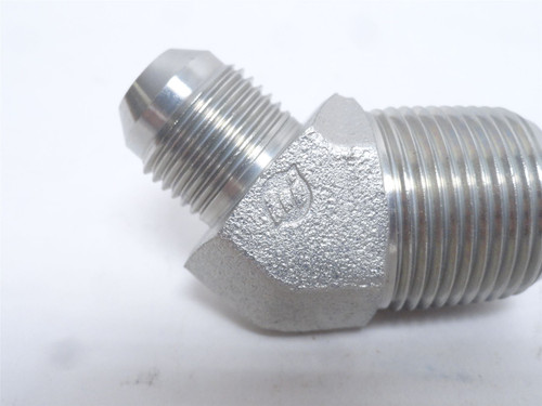 Brennan 2503-08-12-FG; Elbow; 45Deg; 3/4 NPT x 1/2 JIC