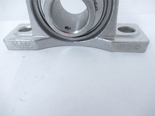 KML Bearing SP208/SUC208-24; Flange Bearing 2 Bolt 1.5" ID SS