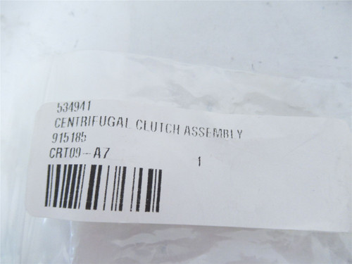 MFG 534941; Clutch Centrifuge Assembly CRT09-A7