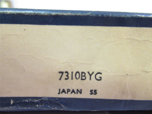 Hoover-NSK 7310BYG; Angular Contact Ball Bearing; 50mmID