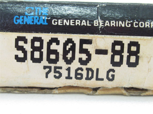 General S8605-88; Extended Inner Ring Bearing; 1"ID; 2"OD