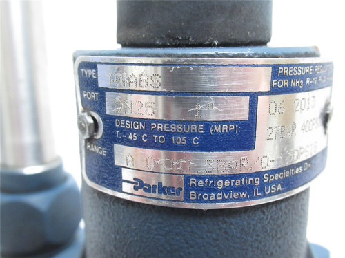 Parker A4ABS-DN25-1; Inlet Pressure Regulator; 1" DN25 Flange