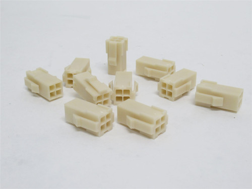 AMP 172159-1; Lot-10 Cap Housings; 4Pos; 3-Row; 600V