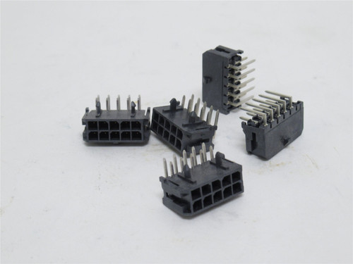 Molex 43045-1002; Lot-5 Header Connector; RA; 10Pos; 2-Row
