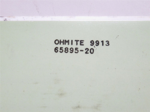 Ohmite 65895-20; Lot-2 Resistors; 20Kohms