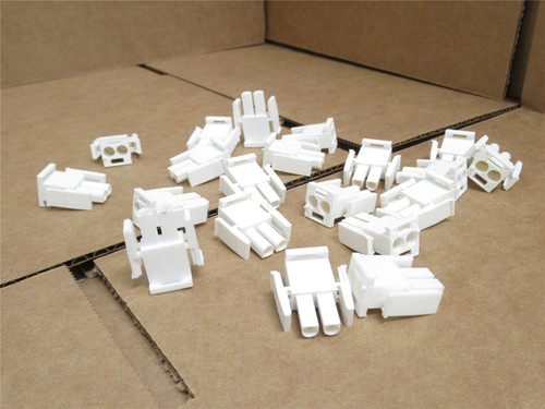 AMP 350777-1; Lot-20 Nylon Connector; 2Pos; 1-Row; 600VAC