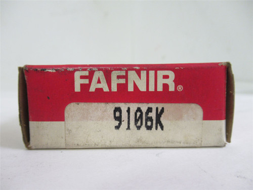 Fafnir 9106K; Single Row Radial Ball Bearing; 30mmID; 55mmOD