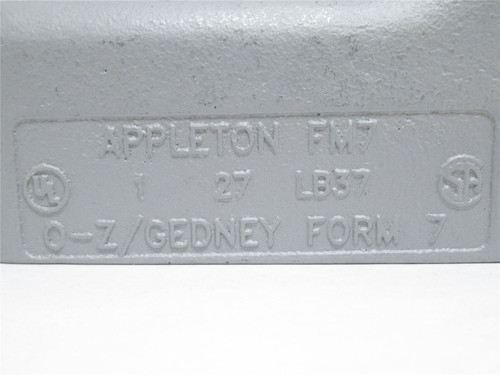 Appleton LB37-1; Conduit Body; Type: LB; Size: 1FNPT