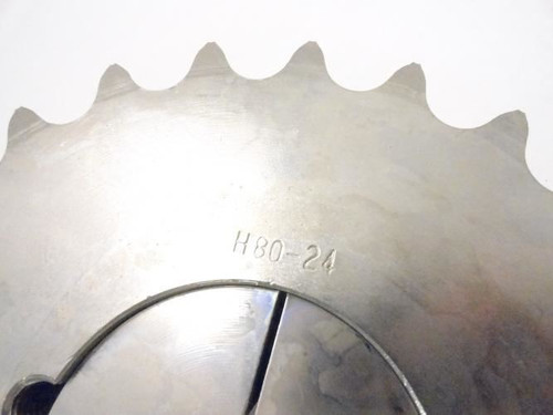 RWI H80-24-2517; Bushed Sprocket # 80; 24T