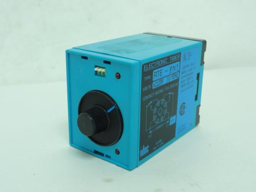 idec RTE-PN1-AC120 ; Time Delay Relay; 0~10s NO FACE PLATE