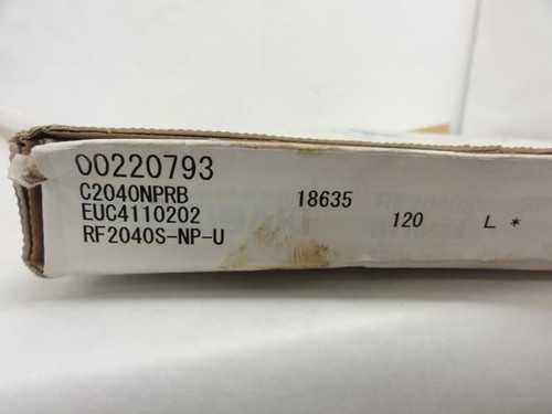 Tsubaki C2040NPRB; Plated Conveyor Chain 10' L; 1" Pitch