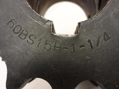 AMEC 60BS15H-1-1/4; Double Sprocket; # 60; 15T; 1-1/4"ID
