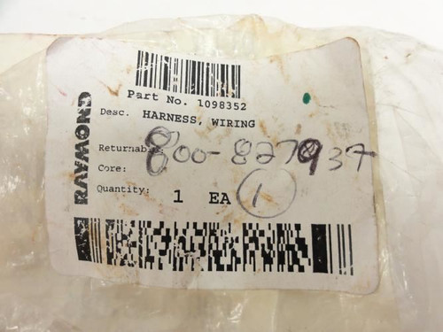Raymond 1098352; Forklift Wiring Harness